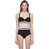 BURBERRY BURBERRY BLACK SOLID BIKINI TOP