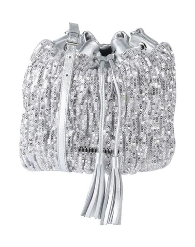 Miu Miu Handbags In Silver
