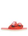 Suicoke Sandals In Orange