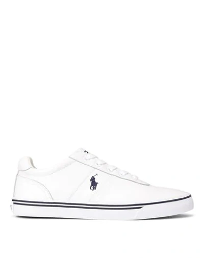 POLO RALPH LAUREN POLO RALPH LAUREN HANFORD LEATHER SNEAKER MAN SNEAKERS WHITE SIZE 12 SOFT LEATHER,11847132MI 17