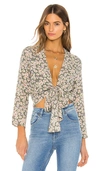 ROLLA'S DELILAH DAISIES BLOUSE,ROLS-WS92