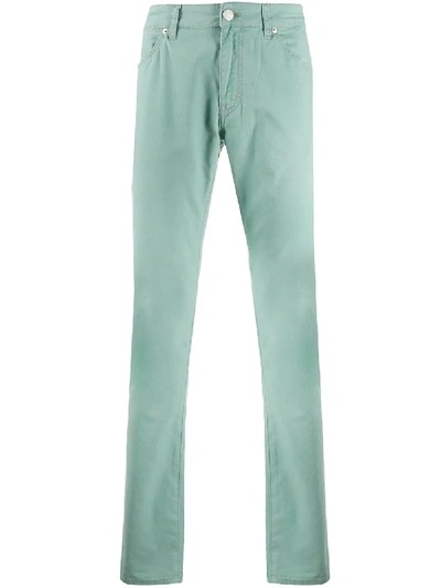 Pt05 Mid-rise Straight Jeans In Green