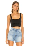 FREE PEOPLE SCOOP NECK CROP TOP,FREE-WS2601