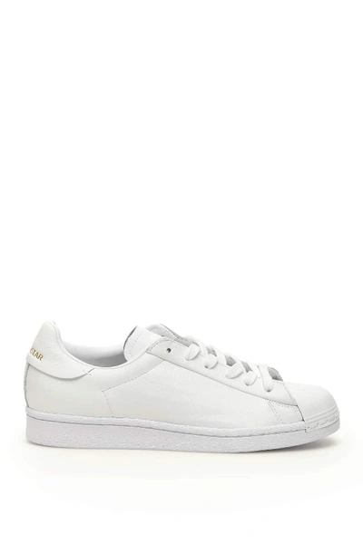 Adidas Originals Superstar Leather Low-top Classic Trainers In White