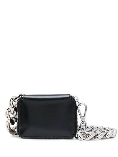 Kara Chain Strap Wallet In 黑色