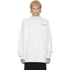 A. A. SPECTRUM A. A. SPECTRUM WHITE AND OFF-WHITE ROAD TEE TURTLENECK