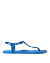 Lauren Ralph Lauren Flip Flops In Bright Blue