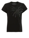 Ermanno Scervino Studded Palm T-shirt In Black