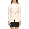 BALMAIN DOUBLE-BREASTED TWEED JACKET WITH JEWEL BUTTONS,11322507