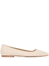 AEYDE GINA SQUARE-TOE BALLERINA SHOES