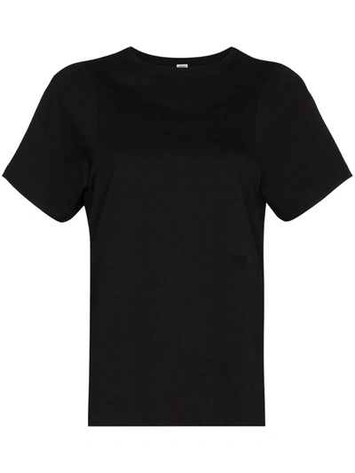 Totême Toteme Classic Crewneck T-shirt In Black