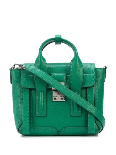 3.1 Phillip Lim / フィリップ リム Pashli Mini Leather Satchel In Green