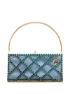 ROSANTICA GAROFANO CRYSTAL-EMBELLISHED MINI BAG