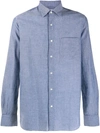 Aspesi Long-sleeve Shirt In Blue