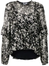 NK FLORAL RUFFLED BLOUSE