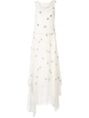 ALEKSANDR MANAMÏS BIRD PRINT MAXI DRESS