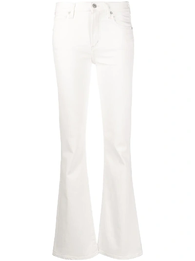 Citizen Of Humanity Georgia High-rise Bootcut Jeans In White