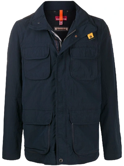 Parajumpers Short Utility Jacket In Blue