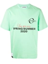 Ground Zero Logo Print T-shirt In Green