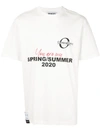 Ground Zero Logo Print T-shirt In White