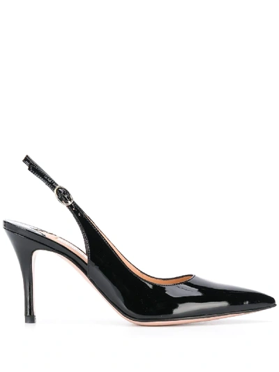 Roberto Festa Mentha Patent Pumps In Black