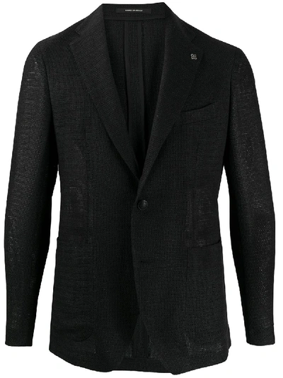 TAGLIATORE SINGLE-BREASTED FITTED BLAZER