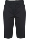 Vince Knee-length Side Pocket Chino Shorts In Black