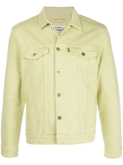 Levi's Type 3 Cropped Jacket In Green