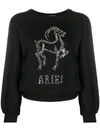 Alberta Ferretti Aries Sweatshirt In Black