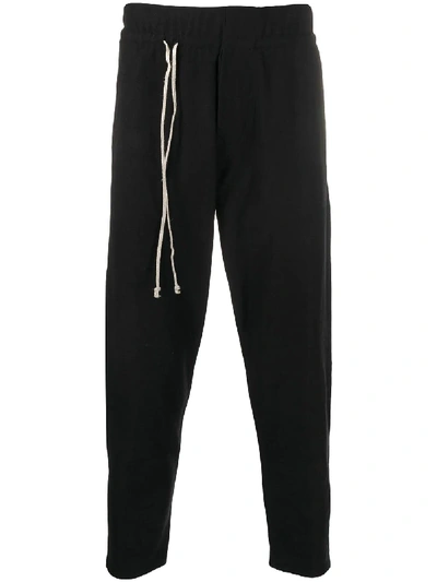 Daniel Andresen Cropped Drop-crotch Trousers In Black