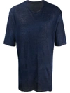 Daniel Andresen Short-sleeved Sweater In Blue