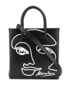 MOSCHINO CORNELY-DRAWING TOTE BAG