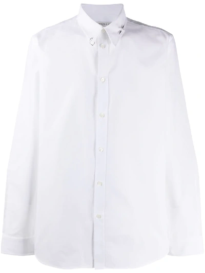 Givenchy Piercing Charm Shirt In White
