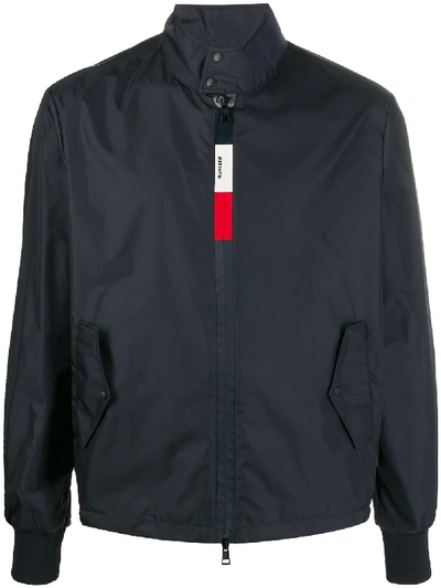 Moncler High Collar Jacket In 蓝色