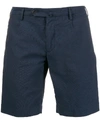 Incotex Classic Chino Shorts In Blue