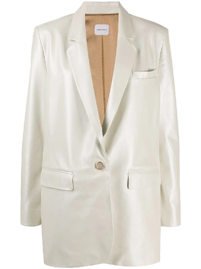 Magda Butrym Oversized Blazer In Neutrals