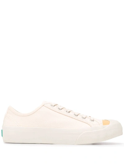 Ymc You Must Create Round Toe Trainers In Neutrals