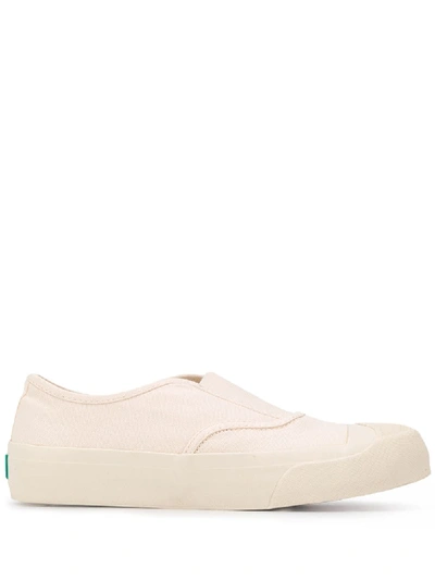 Ymc You Must Create Flat Laceless Trainers In Neutrals