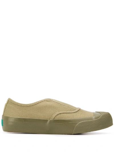 Ymc You Must Create Flat Laceless Trainers In Green