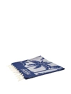 Mc2 Saint Barth Striped Beach Towel In Blue