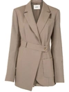 GOEN J ASYMMETRIC WRAP BLAZER