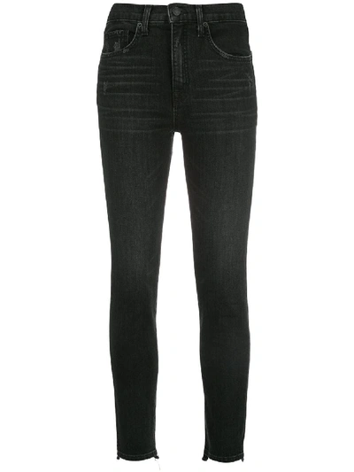 Nili Lotan Slim-fit Denim Jeans In Black