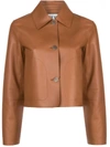 LOEWE CROPPED LAMBSKIN JACKET