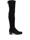 Stuart Weitzman Midland Over-the-knee Boots In Black