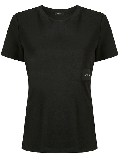 Goen J Logo Patch T-shirt In Black