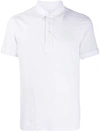 Ermenegildo Zegna Short-sleeved Polo Shirt In White