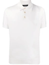 Ermenegildo Zegna Brand-embroidered Short-sleeved Cotton-knit Polo Shirt In Light Pink