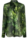 DOLCE & GABBANA JUNGLE PRINT SHIRT