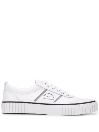 Karl Lagerfeld Kampus Ii Low Top Sneakers In White