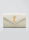 Saint Laurent Ysl Mock-croc Camera Bag In White